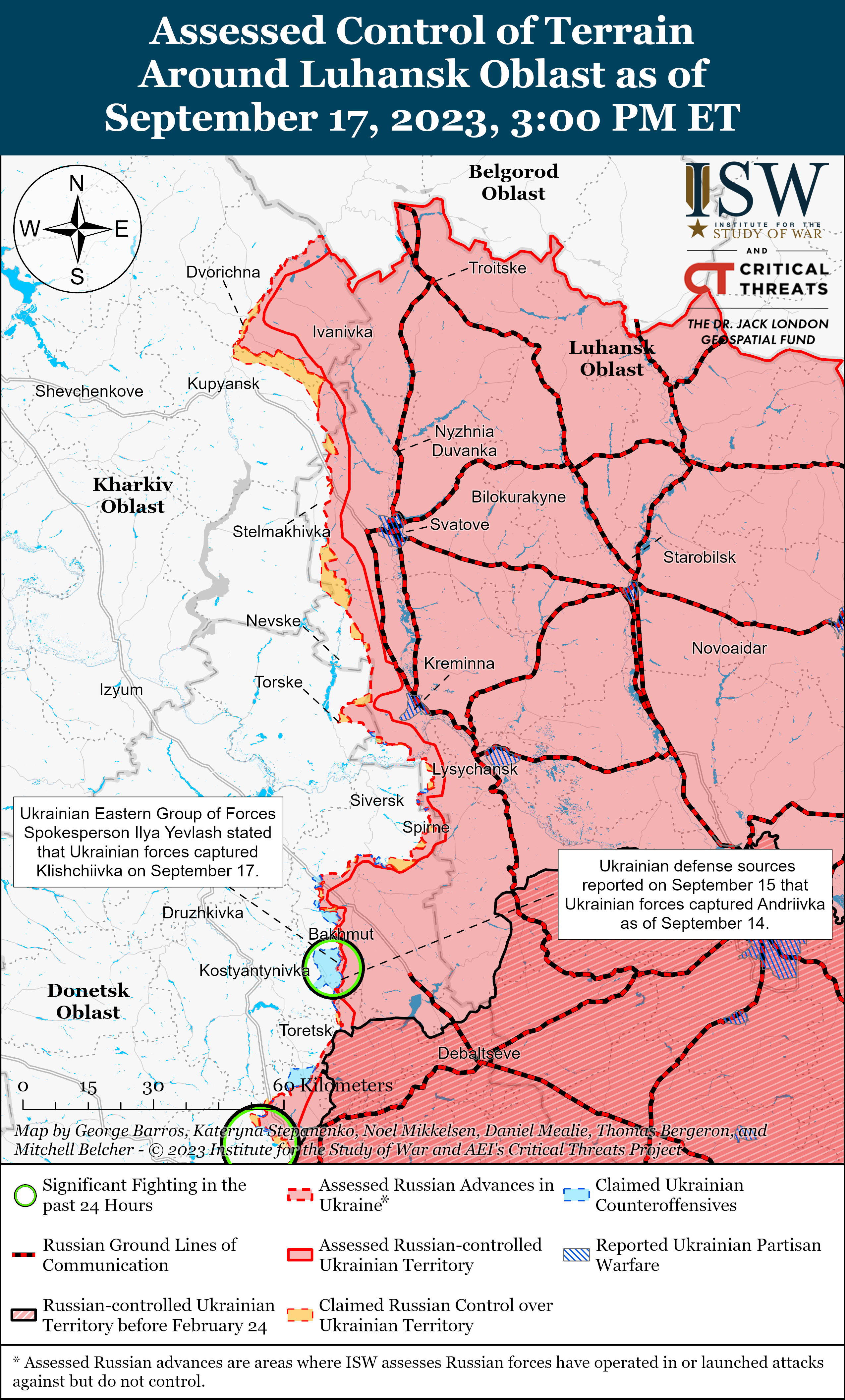 Russian Offensive Campaign Assessment, September 17, 2023 | Institute ...